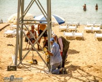 Erected Lifeguard Towers On The Beach In Altinkum-3